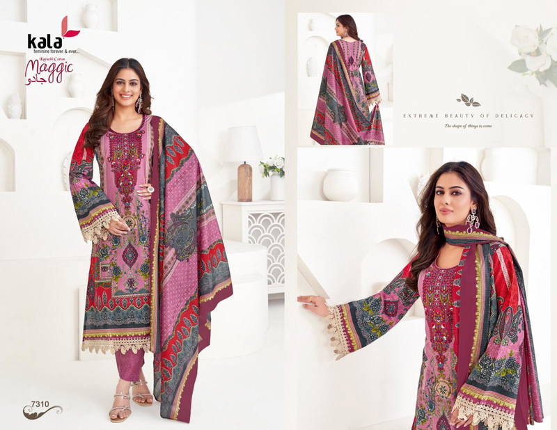 Kala Maggic Vol 22 Karachi Cotton Dress Material Collection